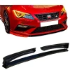 Seat Leon Mk3.5 Fr-Style-Xcellence 3 Parça Ön Ek Karlık Mat Siyah Plastik 2017 2018 2019 2020
