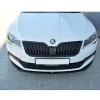 Skoda Superb 2015 2016 2017 2018 Ön Lip Parlak Siyah Ön Ek Plastik Ön EK
