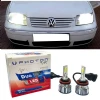Vw Bora Led Xenon Uzun + Kısa Far Ampulü H4 Duo Yeni Seri Beyaz