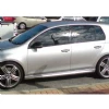 Vw Golf 6 R Marşpiyel Seti Mat Siyah Plastik 2008 2009 2010 2011 2012 Uyumlu