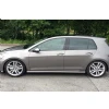 Vw Golf 7 R Marşpiyel Seti Mat Siyah Plastik 2012 2013 2014 2015 2016 2017 Uyumlu