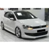Vw Polo Aero Yan Marşpiyel Seti Mat Siyah Plastik 2009 Ve 2017 Arası