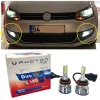 Vw Polo Mk5 Led Xenon Sis Farı Ampulü H8 Duo Yeni Seri Beyaz 2009-2017 Uyumlu