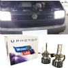 Vw Transporter T4 Led Xenon Uzun + Kısa Far Ampulü H4 Mono Yeni Seri Beyaz