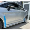 Ford Fiesta Mk6 Custom Yan Marşpiyel Seti Plastik Mat Siyah 2008 - 2017