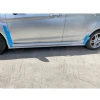 Ford Fiesta Mk6 Custom Yan Marşpiyel Seti Plastik Mat Siyah 2008 - 2017