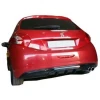 Peugeot 208 Difüzör Difizör Plastik Parlak Siyah 2012-2018 Arka-bodykit-ek-karlık