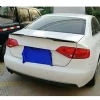 Audi A4 B8 M4 Bagaj Üstü İthal Spoiler Parlak Siyah Plastik Spoyler 2009-2012