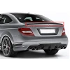Mercedes C W204 Bagaj Üstü İthal Spoiler Parlak Siyah Plastik Spoyler 2007-2014