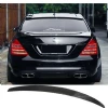 Mercedes S W221 Bagaj Üstü İthal Spoiler Parlak Siyah Plastik Spoyler
