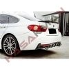 Bmw F36 M4 Grand Coupe Bagaj Üstü Spoiler Piona Black 2014 2015 2016 2017 2018 2019 2020 Ithal