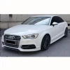 Audi A3 8v Sedan S3 Stil Marşpiyel Seti Mat Siyah Plastik 2012 2013 2014 2015 2016 2017 2018 2019