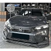 Honda Civic FE 2022 2023 Yeni Model Ön Ek Mat Siyah Plastik Ön Karlık Uyumlu