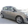 Opel Corsa D Sport Yan Marşpiyel Seti Mat Siyah Plastik 2006 2007 2008 2009 2010 2011 2012 Uyumlu