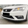 Seat Leon Mk3.5 Race Ön Lip Piona Black 2017 2018 2019 2020 Abs Plastik