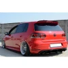 Vw Golf 6 Yarasa Design Spoiler Piona Black 2009 2010 2011 2012 Spoyler Uyumlu