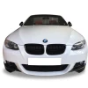 Bmw E93 3 Serisi M Performance Ön Flap Set Piona Black 2007 2008 2009 Plastik
