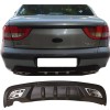 Renault Megane 1 Difüzör Difizör Siyah + Kare Egzoz Görünüm C Tip