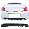 Peugeot 301 Difüzör Difizör Plastik Parlak Siyah 2017 2018 2019 2020 2021 2022 Arka-difizör-bodykit-ek