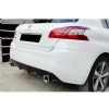 Peugeot 308 GT Difüzör Difizör Plastik Parlak Siyah 2013 2014 2015 2016 2017 2018 Arka-difizör-bodykit-ek