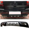 Renault Megane 2 Difüzör Difizör Gri + Kare Egzoz Görünüm C Tip 2002 - 2009