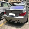 Bmw E60 İnce Bagaj Üstü İthal Spoiler Parlak Siyah Plastik Spoyler 2004-2010