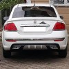 Fiat Linea Difüzör Difizör Siyah + Kare Egzoz Görünüm C Tip