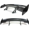 DTM ABS Tüm Araçlara Uyumlu Bagaj Üstü İthal Spoiler Parlak Siyah Plastik Spoyler