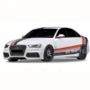 Audi A4 B8 Rs4  Marşpiyel Seti Mat Siyah Plastik 2008 2009 2010 2011 2012 2013 2014 2015
