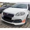 Fiat Linea Makyajlı Ön Ek 2013 2014 2015 2016 2017 Mat Siyah Plastik Ön Karlık