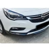 Opel Astra K Twin Ön Flap Ön Flap Set 2015 2016 2017 2018 2019 2020 2021 Piona Black 3 Parça