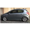 Opel Corsa D Rieger Yan Marşpiyel Seti Mat Siyah 2006 2007 2008 2009 2010 2011 2012 2013 2014