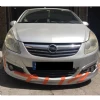 Opel Corsa D Ön Ek Makyajsız Kasa 2006 2007 2008 2009 2010 2011 Mat Siyah Plastik Ön Karlık