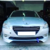 Peugeot 301 Makyajsız Kasa Ön Ek 2012 2013 2014 2015 2016 2017 Mat Siyah Plastik Ön Karlık