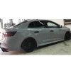 Renault Megane 4 Aero Marşpiyel Seti Mat Siyah Plastik 2016 2017 2018 2019 2020 2021