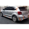Vw Polo Mk6 Aero Marşpiyel Seti Mat Siyah Plastik 2018 2019 2020 2021