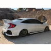 Honda Civic Fc5 Typer Marşpiyel Seti Mat Siyah Plastik 2016 2017 2018 2019 2020 2021