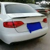 Audi A4 B8 M4 Bagaj Üstü İthal Spoiler Parlak Siyah Plastik Spoyler 2009-2012