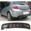 Opel Astra H Difüzör Difizör Siyah + Kare Egzoz Görünüm C Tip 2004 - 2009