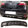 Renault Megane Mk3 HB Difüzör Difizör Siyah + Kare Egzoz Görünüm C Tip