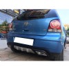 Vw Polo Difüzör Difizör Siyah + Kare Egzoz Görünüm C Tip 2002 - 2008