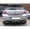 Opel Astra H Difüzör Difizör Siyah + Kare Egzoz Görünüm C Tip 2004 - 2009