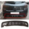 Renault Clio Mk3 Difüzör Difizör Siyah + Kare Egzoz Görünüm C Tip 2006 - 2012