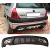 Renault Clio Mk2 Difüzör Difizör Siyah + Kare Egzoz Görünüm C Tip 1998-2005