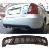 Hyundai Accent Era Difüzör Difizör Siyah + Kare Egzoz Görünüm C Tip 2006 - 2009