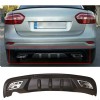 Renault Fluence Difüzör Difizör Siyah + Kare Egzoz Görünüm C Tip 2009-2016