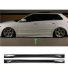 Audi A3 8P Yan Marşpiyel Seti Mat Siyah Plastik 2 Adet 2006 2007 2008 2009 2010 2011 2012