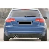 Audi A3 8P FL S3 Difüzör 4 Kapı Uyumlu Parlak Siyah Plastik 2008-2012 Arka-bodykit-ek-karlık