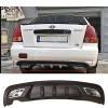 Hyundai Accent Admire Difüzör Difizör Siyah + Kare Egzoz Görünüm C Tip 2003 - 2006