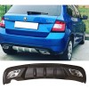 Skoda Fabia Difüzör Difizör Siyah + Kare Egzoz Görünüm C Tip